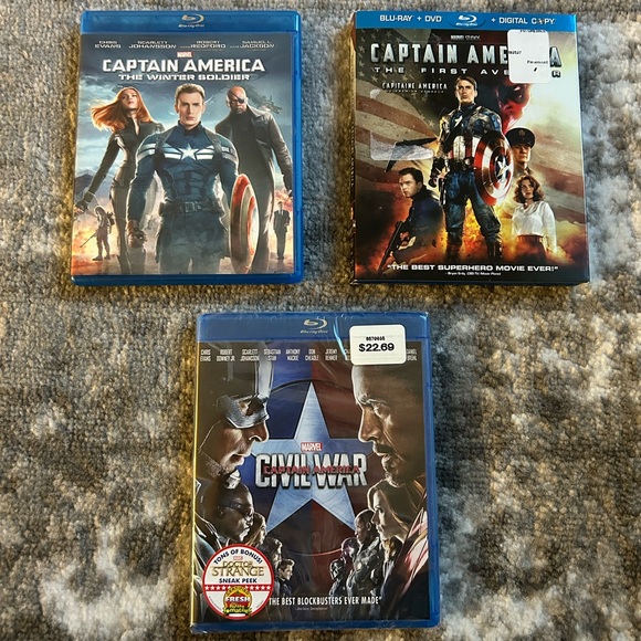 Captain America Blu-Ray Bundle - Picture 1 of 9